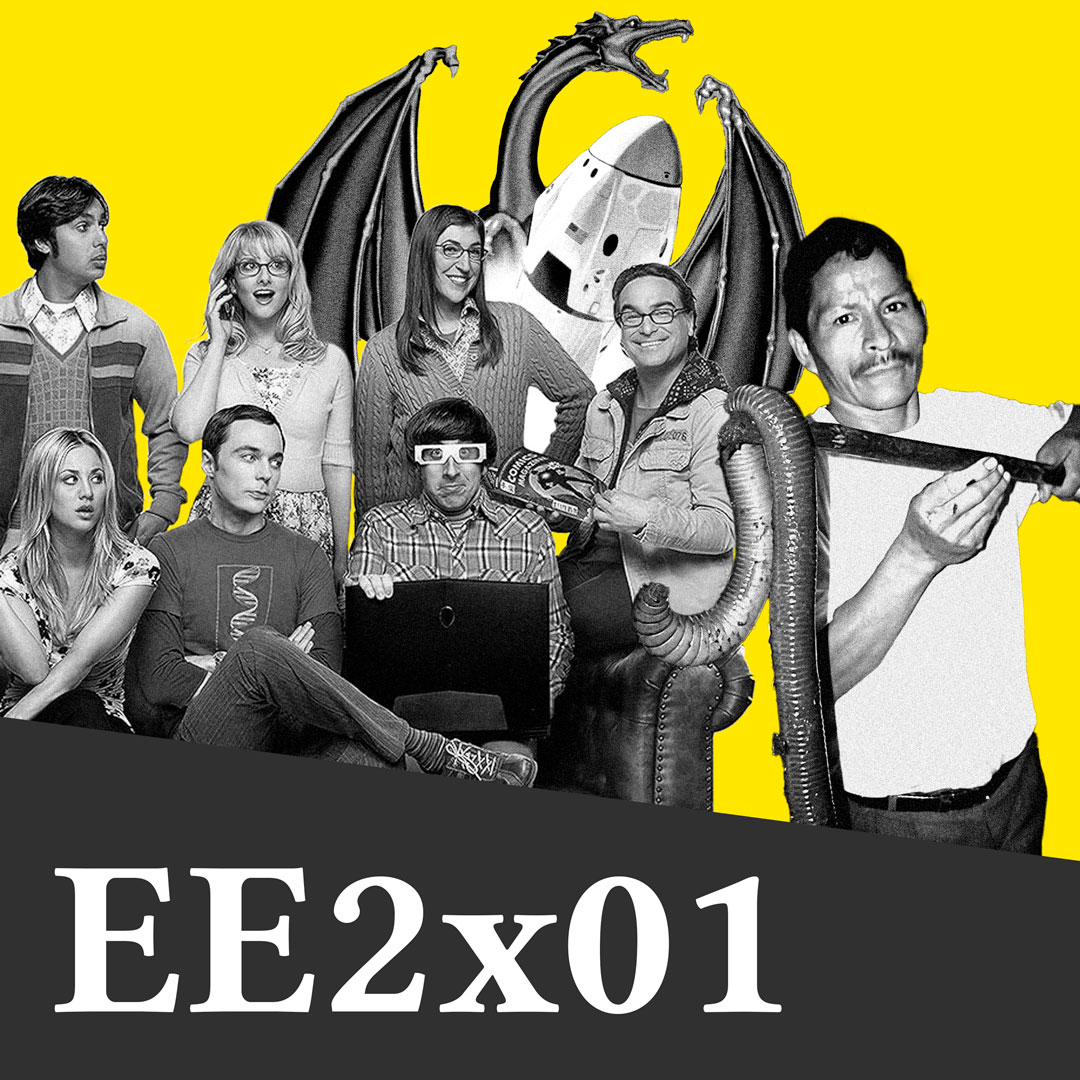 EE2x01 Big bang theory, SpaceX Crew-5, calzada del gigante, y Lombricultura