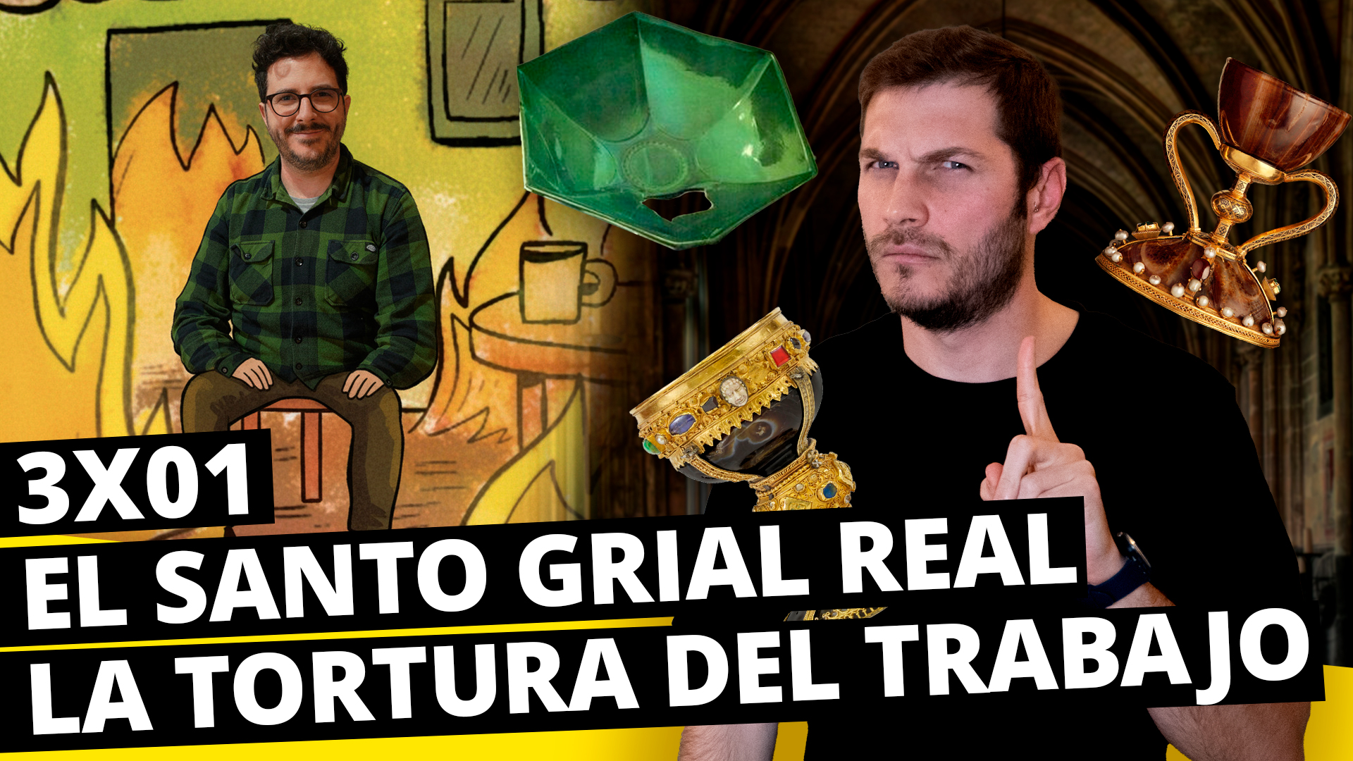 EE3x01 Tripalium o tortura del trabajo, el Santo Grial, J.R.R. Tolkien y Chiste