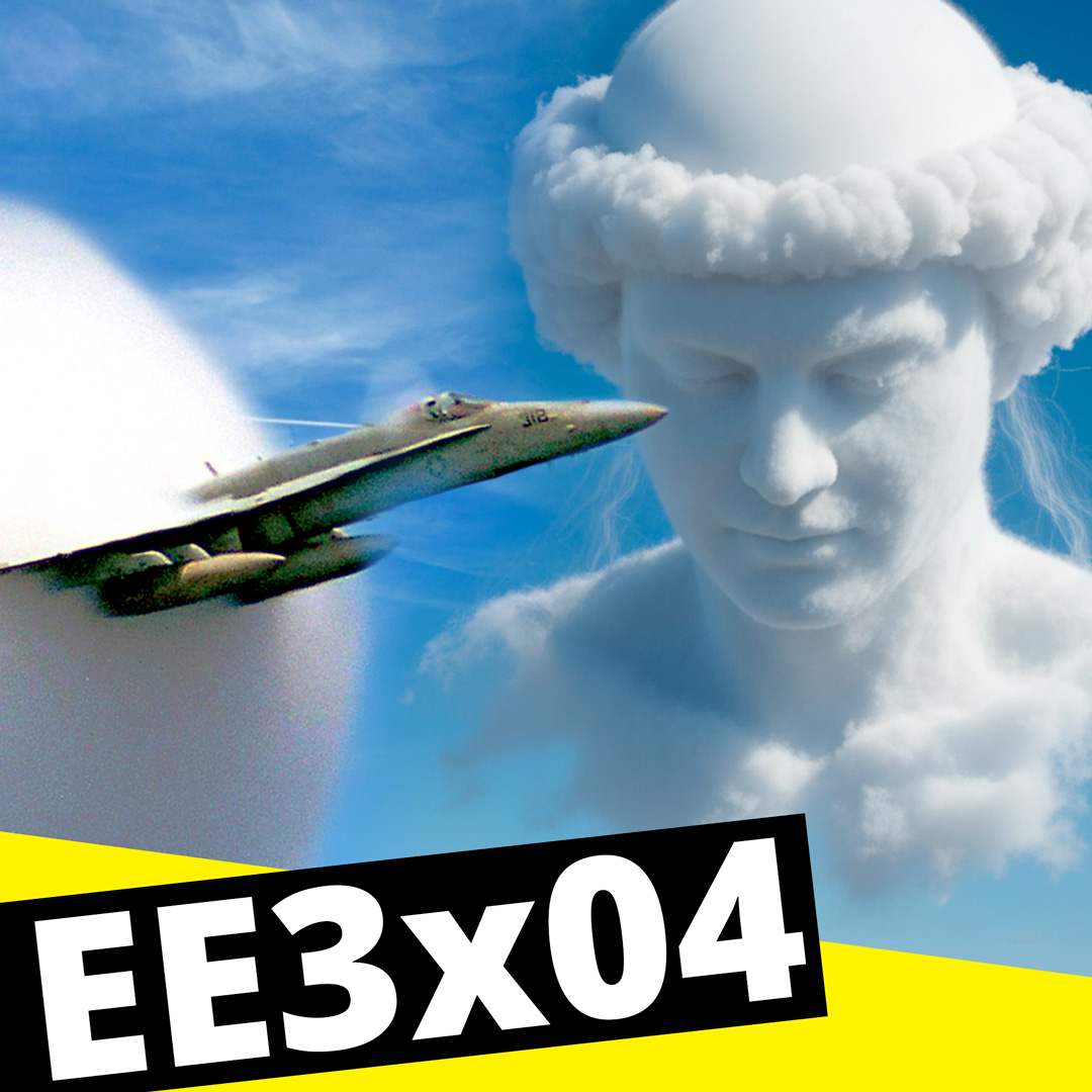 EE3x04 Clínex para hombres, Origen cuentos Disney, Barrera del Sonido, Ivan Vaughan y Tonsura