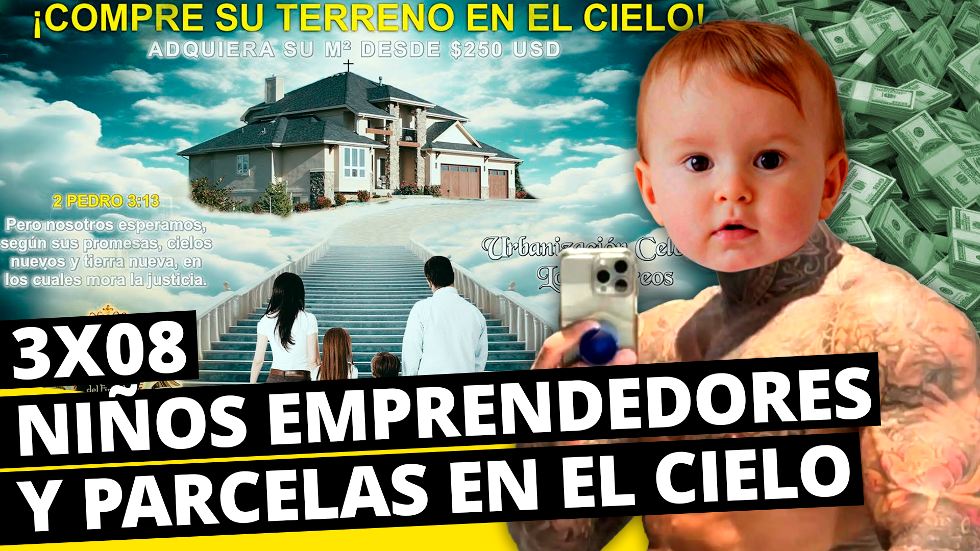 EE3x08 Niños emprendedores, venta de terrenos en el cielo, Creación del mouse y Abracadabra