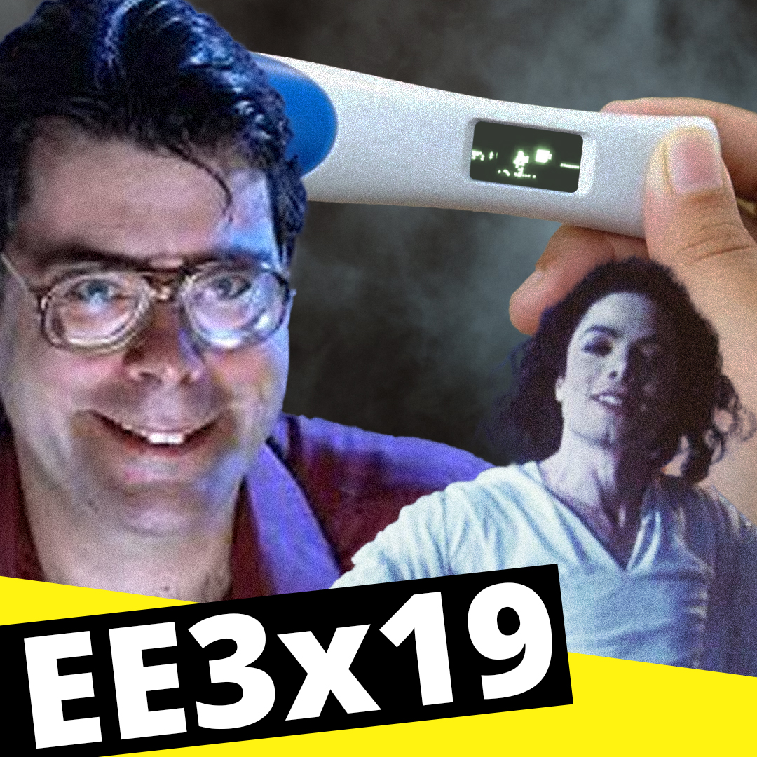 EE3x19 Jugar DOOM donde sea, Ghosts de Michael Jackson y Stephen King, La Loba y Avión de papel episode artwork